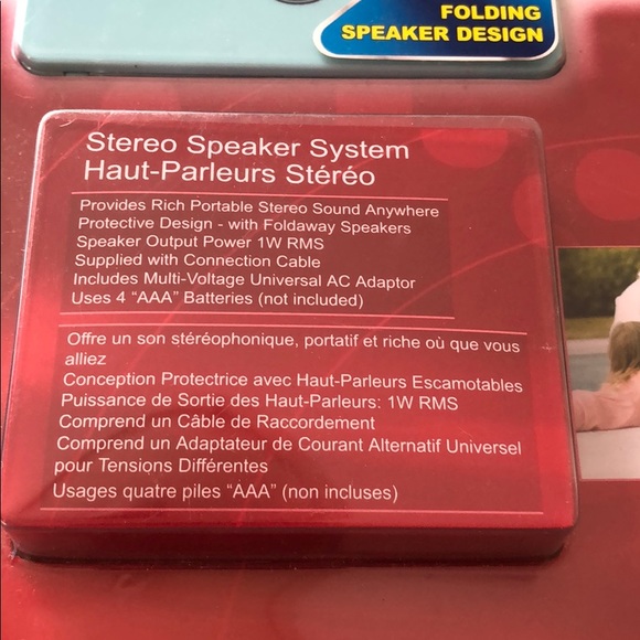 Brand New Durabrand Stereo Speaker System - Picture 2 of 4